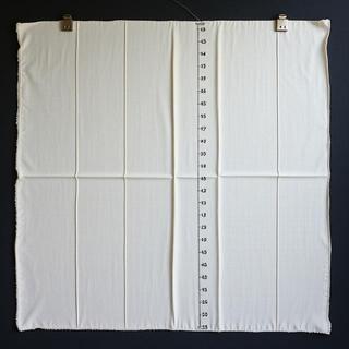 Bias layout on fabric with weights