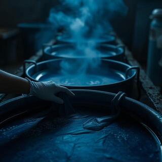 Indigo dye vats