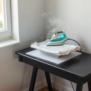 Pressing corner with steam iron
