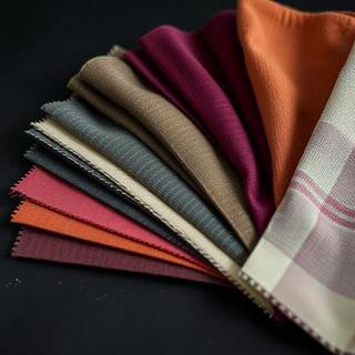 Swatch deck fanned on table