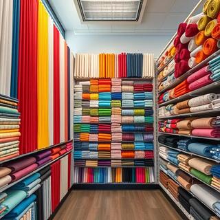 Loopline fabric wall with color runs