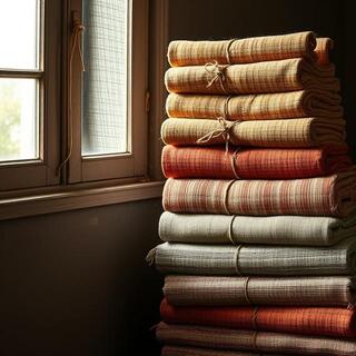 Heritage textile rolls with selvedge marks